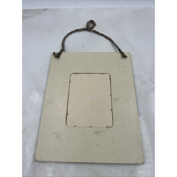 VTG  Welcome Sign Hanging 10x8in Hand Painted Home Decor Rustic Farmhouse - Picture 2 of 5